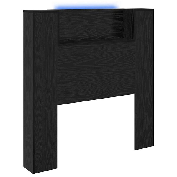 vidaXL Tête de lit Chêne noir 100 x 15 x 103 5 cm Bois d'ingénierie