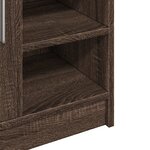 vidaXL Armoire d'évier chêne marron 63x29x55 cm bois d'ingénierie