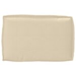 vidaXL Set de coussins de palette 3 Pièces Beige 120 x 50 x 12 cm