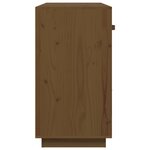 vidaXL Buffet Marron miel 100x40x75 cm Bois massif de pin