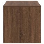 vidaXL Meuble TV Chêne marron 100x40x40 cm Bois d'ingénierie