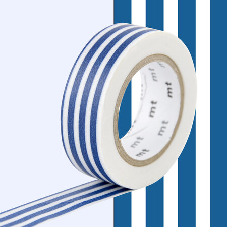 Masking tape mt lignes indigo