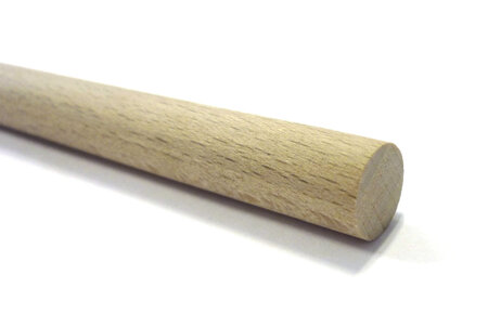 Baguette en bois Tourillon lisse 1 mètre Ø 10 mm 10 pièces