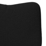 vidaXL Fauteuil relaxant Noir 63 x 67 x 94 cm tissu