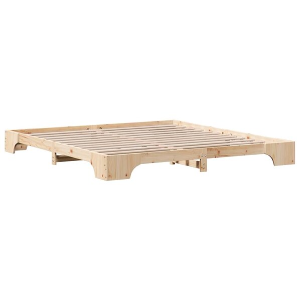 vidaXL Cadre de lit 200x200 cm en bois de pin massif