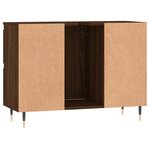 vidaXL Armoire salle de bain chêne marron 80x33x60cm bois d'ingénierie