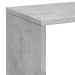 vidaXL Étagère séparatrice de pièce gris béton 67x25x161 5 cm