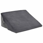 vidaXL Coussin en coin Autre Gris 55 x 55 x 26 cm