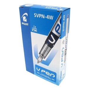 Stylo plume Jetable V-Pen Effacable Bleu x 12 PILOT