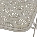 vidaXL Mobilier de bistro 3 Pièces Acier Gris