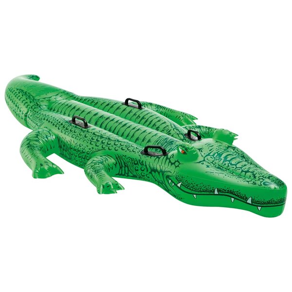 Intex Alligator géant à chevaucher 203x114 cm