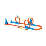 Mattel JDW39 - Hot Wheels Track Creator : triple looping