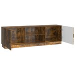 vidaXL Meuble TV Chêne fumé 150 x 31 x 47 cm Bois d'ingénierie