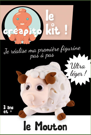 Kit Pâte à modeler enfant Creapito Le mouton