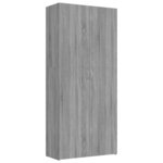 vidaXL Armoire à chaussures Sonoma gris 80x35 5x180 cm Bois ingénierie
