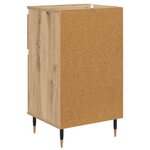 vidaXL Buffet Chêne artisanal 40 x 35 x 70 cm Bois d'ingénierie et fer