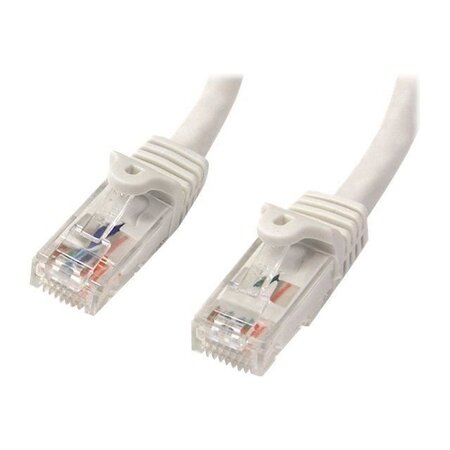 Startech.com câble réseau cat6 gigabit utp sans crochet de 2m - cordon ethernet rj45 anti-accroc - m/m - blanc