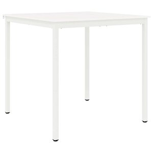 vidaXL Table de bar Blanc 110 x 55 x 105 cm Bois de pin massif