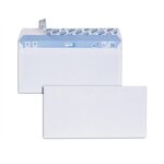 Paquet de 100 enveloppes blanches DL 110x220 80 g bande de protection GPV