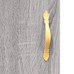 vidaXL Table basse sonoma gris 90x50x40 cm bois d'ingénierie
