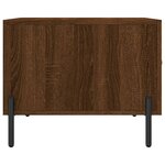 vidaXL Tables basses 2 Pièces chêne marron 50x50x40 cm bois d'ingénierie