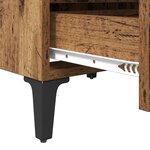 vidaXL Cabinet de lit Bois ancien 40x35x50 cm Bois reconstitué