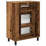 vidaXL Unité de vanité de salle de bain Bois ancien 60 x 35 x 80 cm