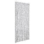 vidaXL Moustiquaire Gris clair et gris foncé 100x220 cm Chenille