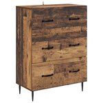 vidaXL Armoire à tiroirs Bois ancien 66 x 34 5 x 89 5 cm