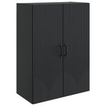vidaXL Armoire Murale 66 x 34 5 x 90 cm Bois d'ingénierie Noir