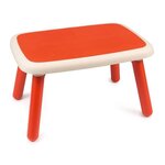 Smoby - kid table intérieure / extérieure rouge