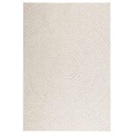 vidaXL Tapis ZIZUR crème 120x170 cm aspect de jute intérieur extérieur