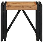vidaXL Table basse 40x40x35 cm bois massif acacia