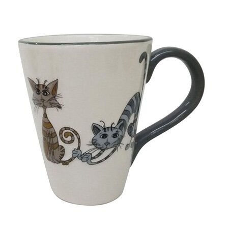 Tasse en céramique couple de chats
