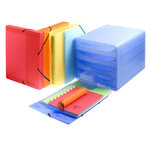 Protège-documents reversible en polypropylène rigide linicolor® 120 vues - a4 - x 2 - exacompta