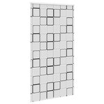vidaXL Store enrouleur de douche avec cassette largeur du tissu 126 cm