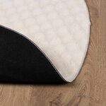 vidaXL Tapis de surface Rond HUARTE Beige Ø 200 CM Polyester