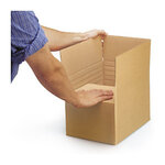 Caisse carton brune simple cannelure rajabox 30x30x50 cm (lot de 20)