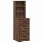 vidaXL Haut Armoire Chêne marron 40 x 41 x 135 cm Bois d'ingénierie