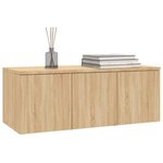 vidaXL Meuble TV Chêne sonoma 80x34x30 cm Bois d'ingénierie