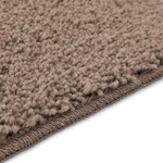 vidaXL Ensemble de tapis de bain antidérapants 2 Pièces Marron PP