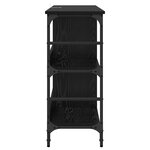 vidaXL Buffet Noir 102 x 32 x 73.5 cm Bois d'ingénierie