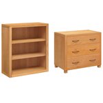 vidaXL Ensemble de meubles de rangement Marron Bois d'ingénierie