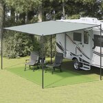 vidaXL Tapis de tente vert clair 300x600 cm PEHD