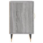 vidaXL Meuble TV sonoma gris 150x30x50 cm bois d'ingénierie