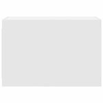 vidaXL Armoire murale de bain blanc 60x25x40 cm bois d'ingénierie