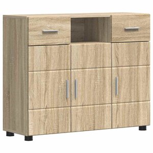 vidaXL Buffet Chêne sonoma 88 5 x 30 5 x 73 cm Bois d'ingénierie