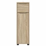 vidaXL Cabinet de salle de bain Chêne Sonoma 30 5 x 30 x 101 cm