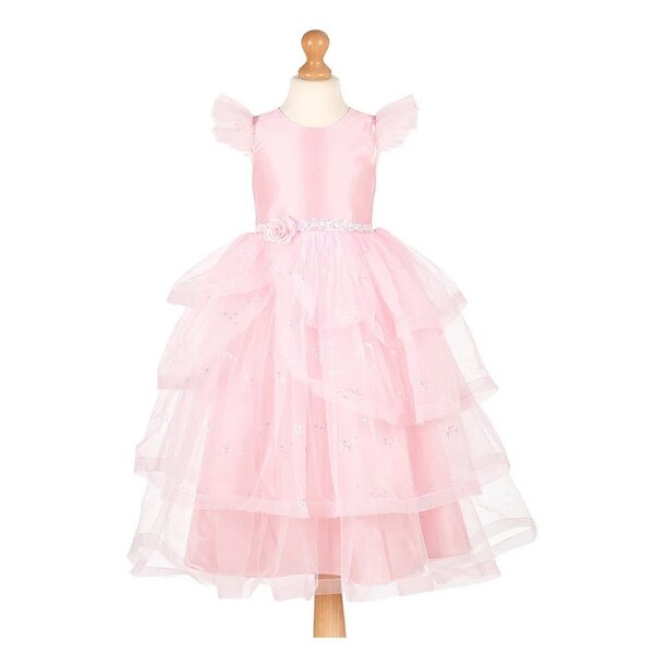 Robe rose a paillettes Linda 3-4 ans