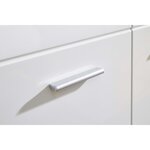 Germania Armoire à chaussures Adana 95 9x38 8x50 2 cm Blanc